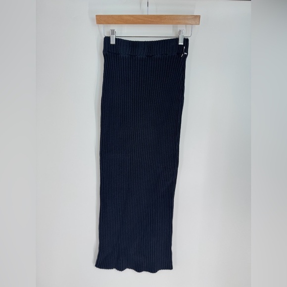 FP Beach Knit Elastic Waistband High Rise Maxi Skirt - Picture 1 of 3